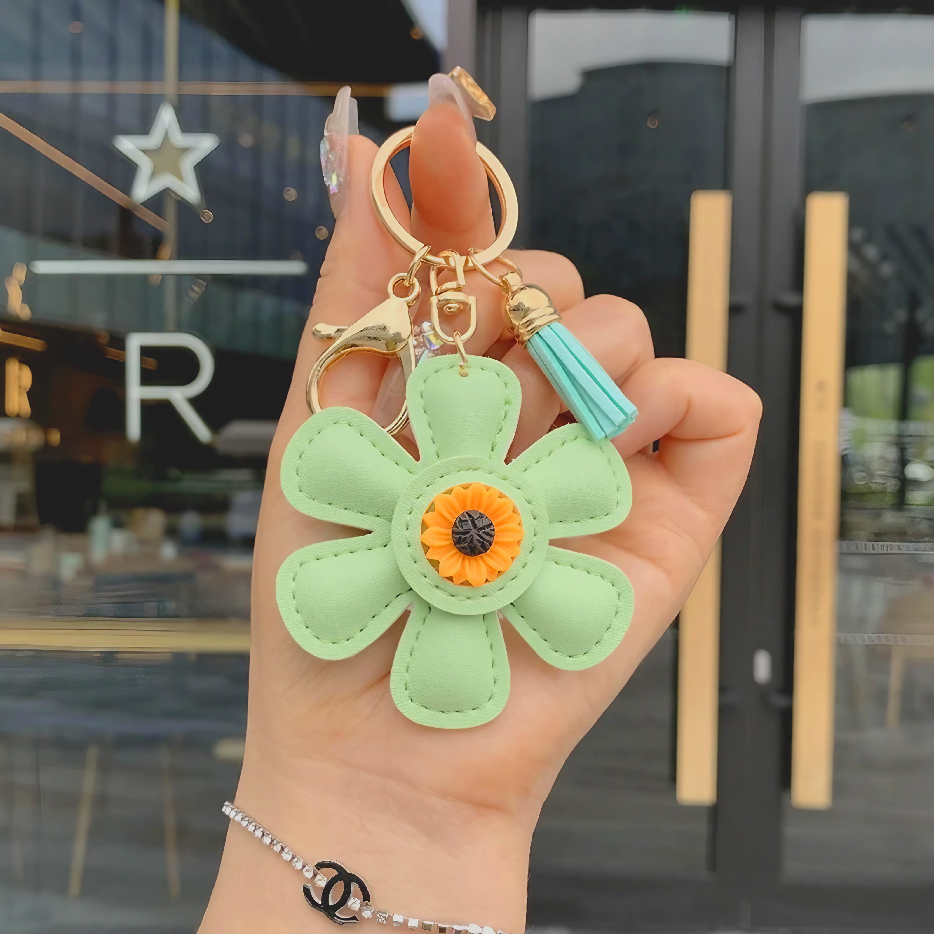 Sunny Blossom Keyring