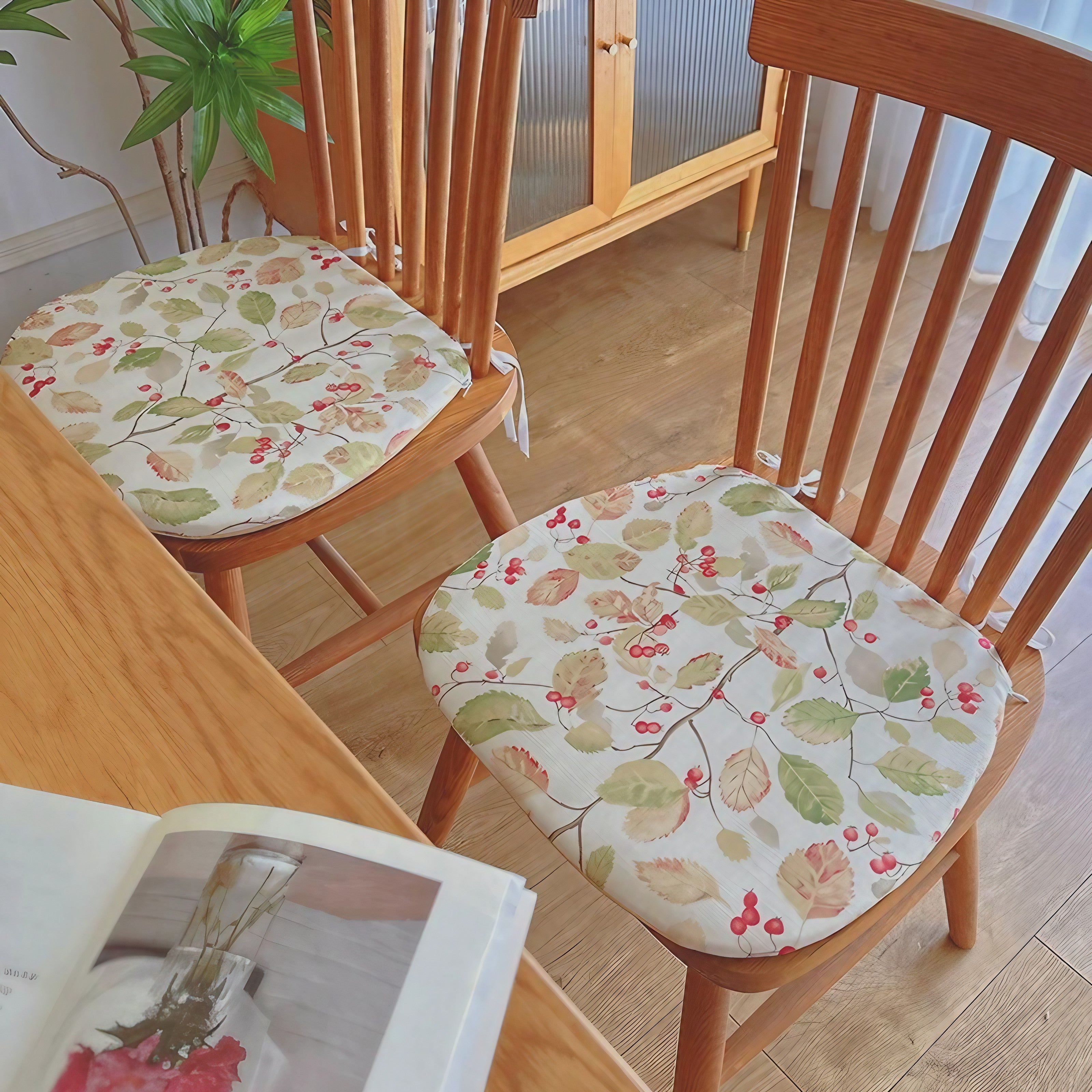 Berry Meadow Chair Cushion