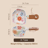 Bloom Handle Serving Bowl
