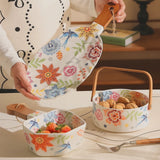 Bloom Handle Serving Bowl