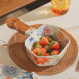 Bloom Handle Serving Bowl