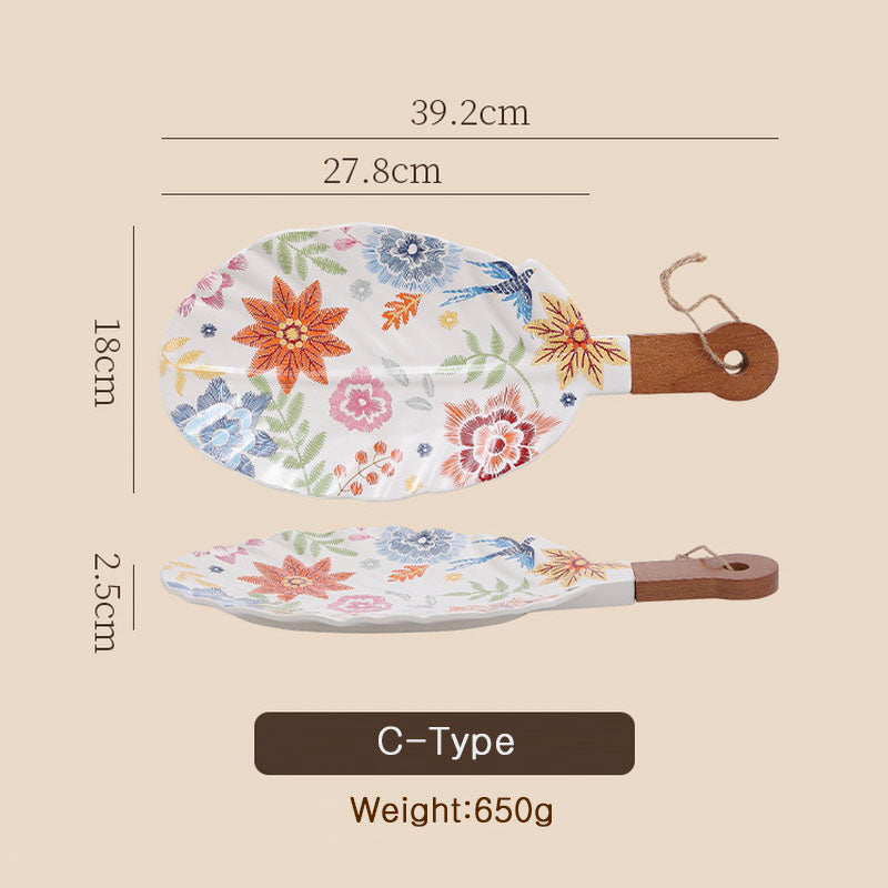 Bloom Handle Serving Bowl