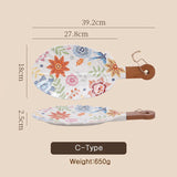 Bloom Handle Serving Bowl