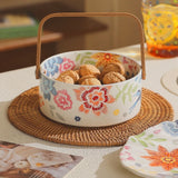 Bloom Handle Serving Bowl