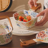 Bloom Handle Serving Bowl