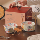 Bloom Handle Serving Bowl