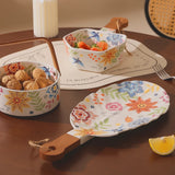 Bloom Handle Serving Bowl