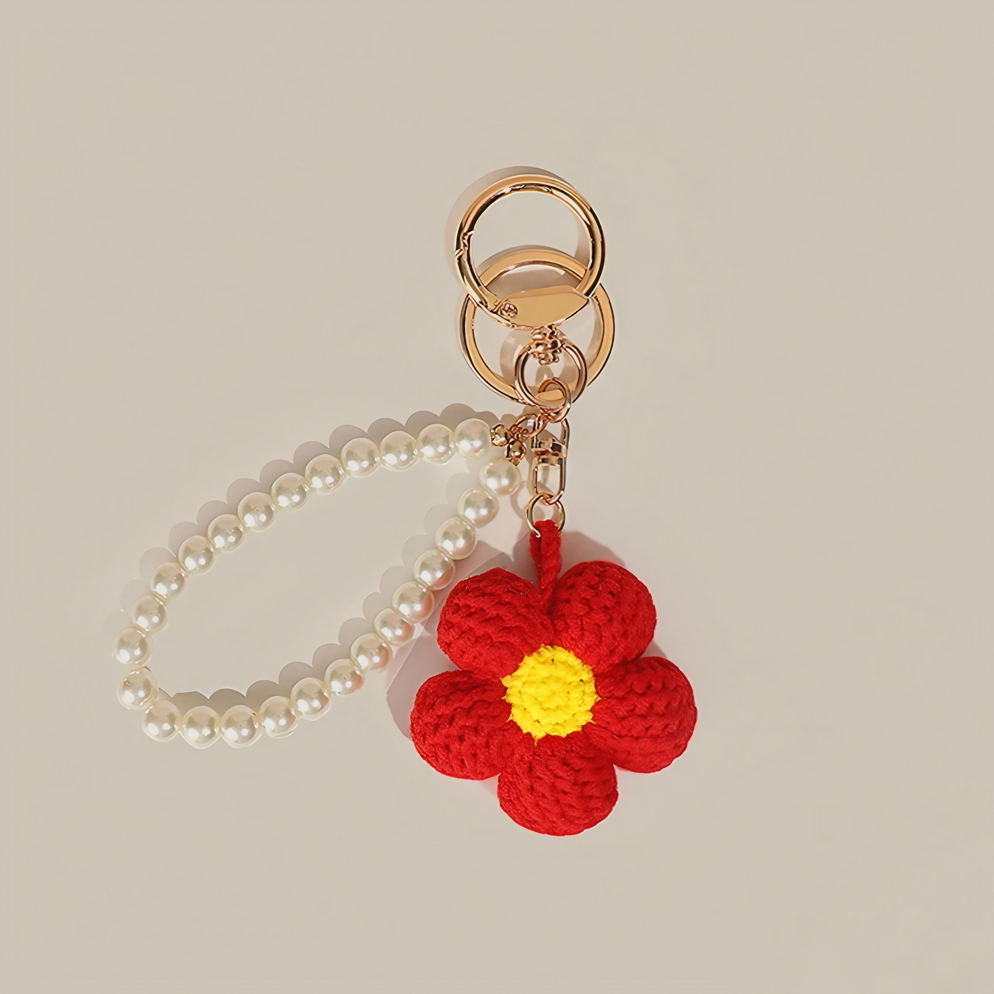 Bloom Pearl Keyring