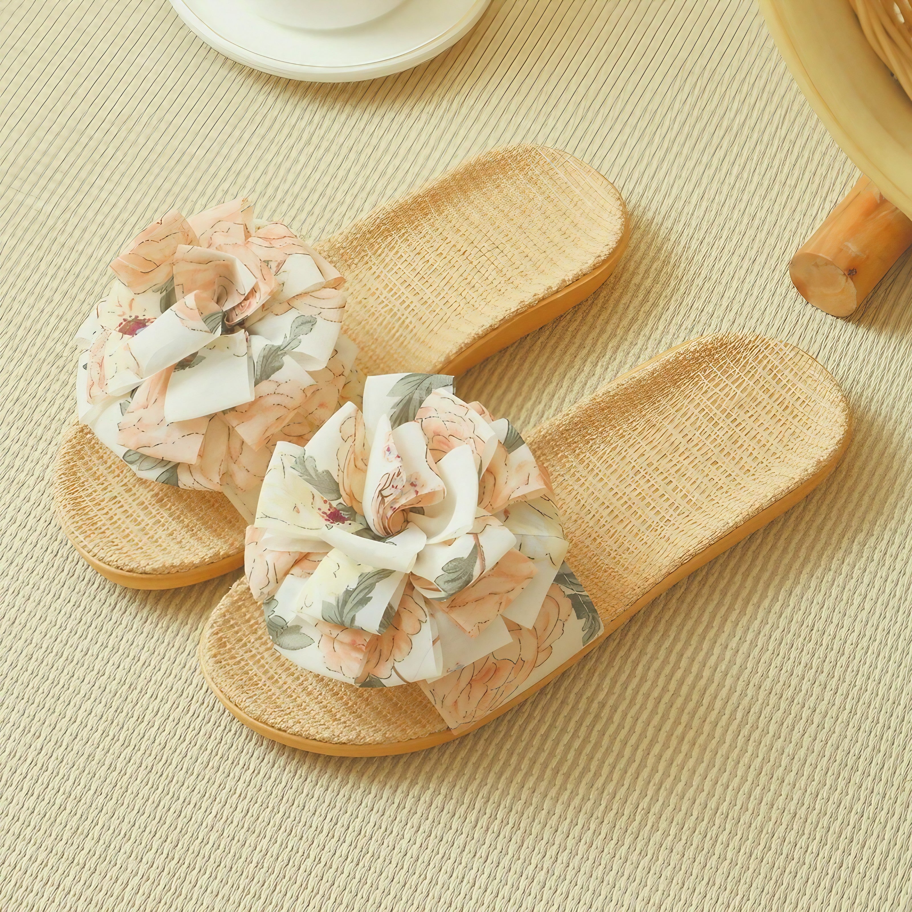 Bloom Ruffle Slippers