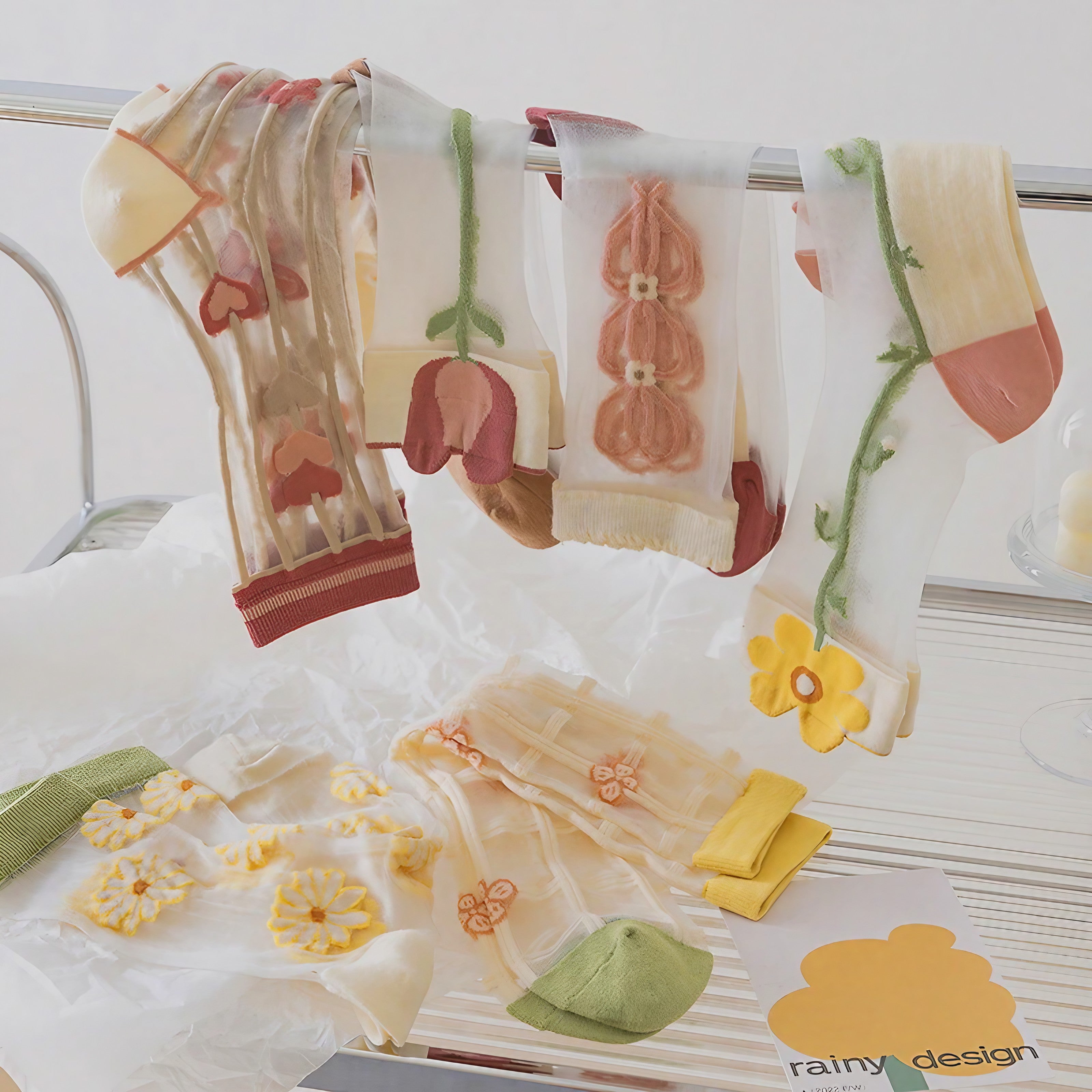 Bloom Veil Socks