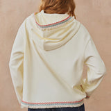 Blooming Fringe Hoodie