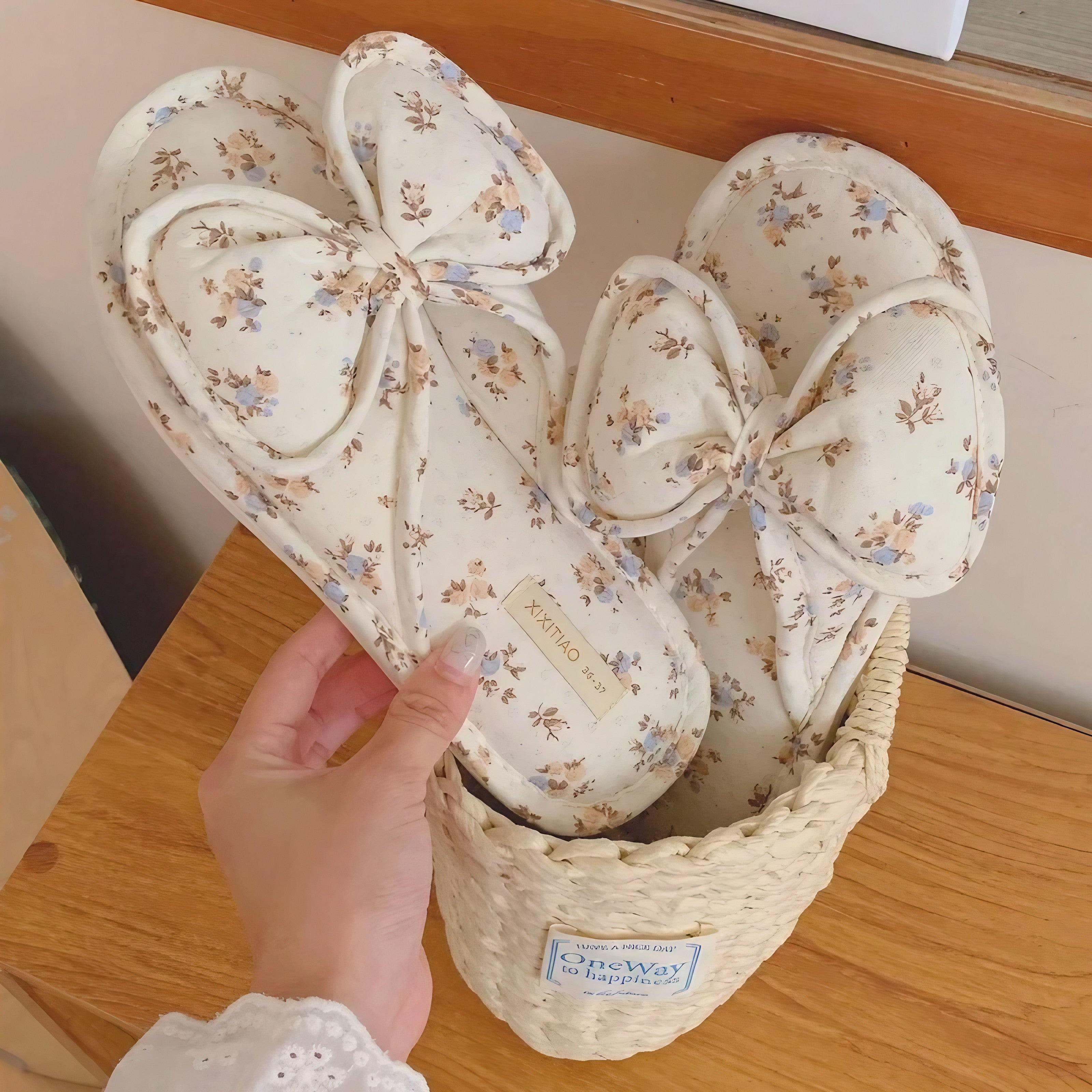 Blossom Bow Slippers