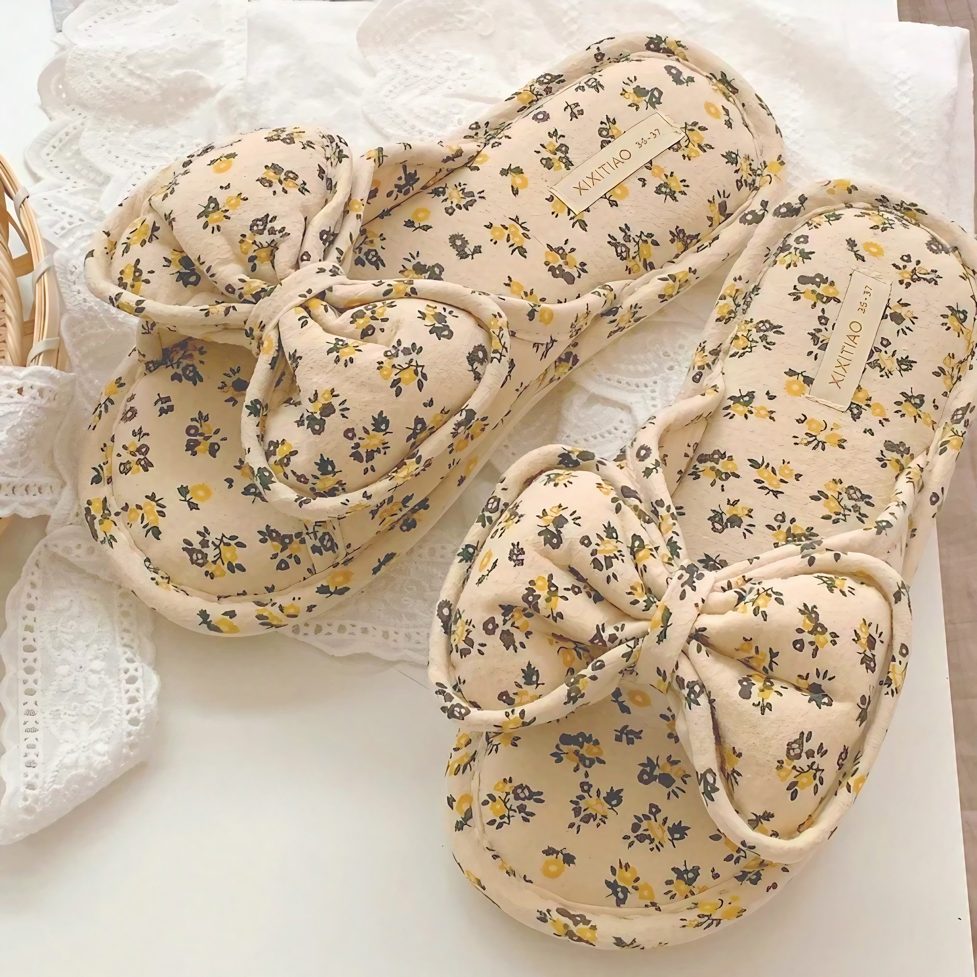 Blossom Bow Slippers