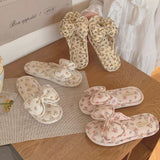 Blossom Bow Slippers