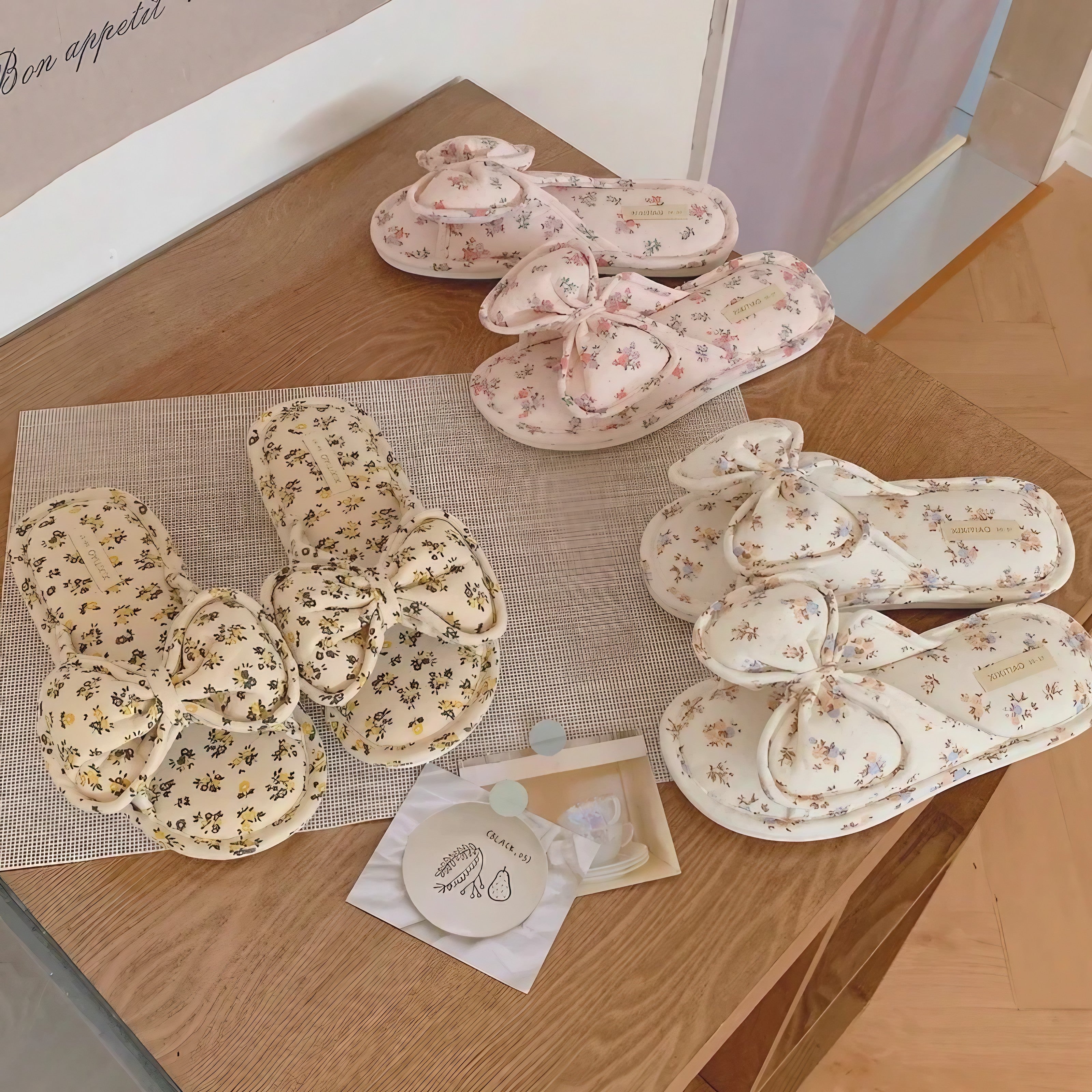 Blossom Bow Slippers