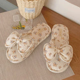 Blossom Bow Slippers