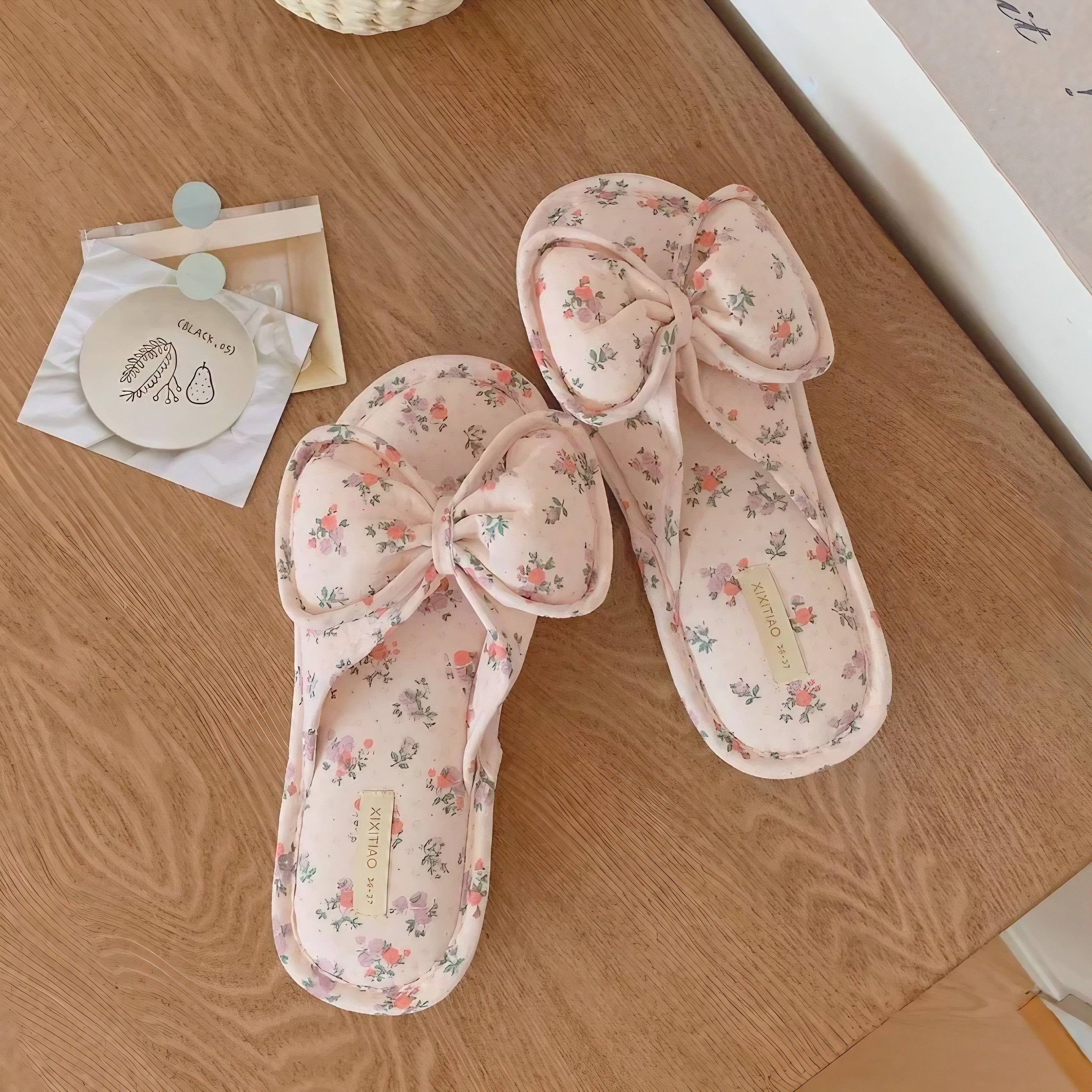 Blossom Bow Slippers