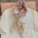Blossom Crane Garden Scarf