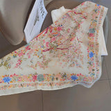 Blossom Crane Garden Scarf