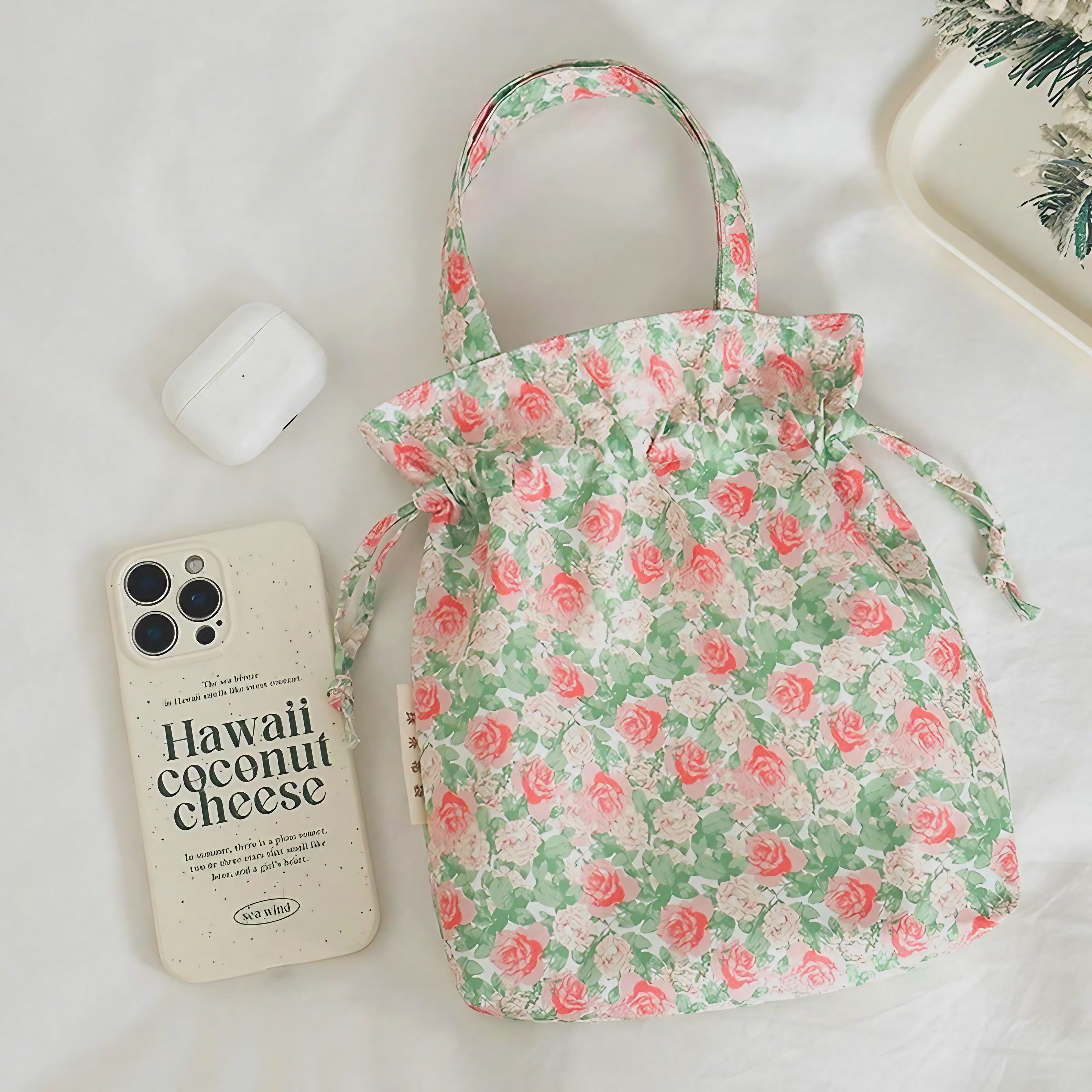 Blossom Drawstring Tote