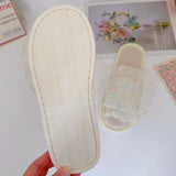 Blossom Mist Ruffle Slippers