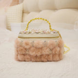 Blossom Pearl Fur Bag