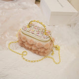 Blossom Pearl Fur Bag