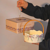Blossom Ribbon Serving Basket