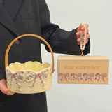 Blossom Ribbon Serving Basket
