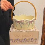 Blossom Ribbon Serving Basket