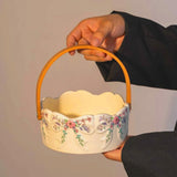Blossom Ribbon Serving Basket