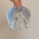 Blossom Veil Bow Clip