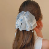 Blossom Veil Bow Clip
