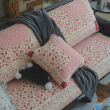 Vintage Rose Patchwork Cushion Covers