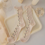 Petal Sheer Socks