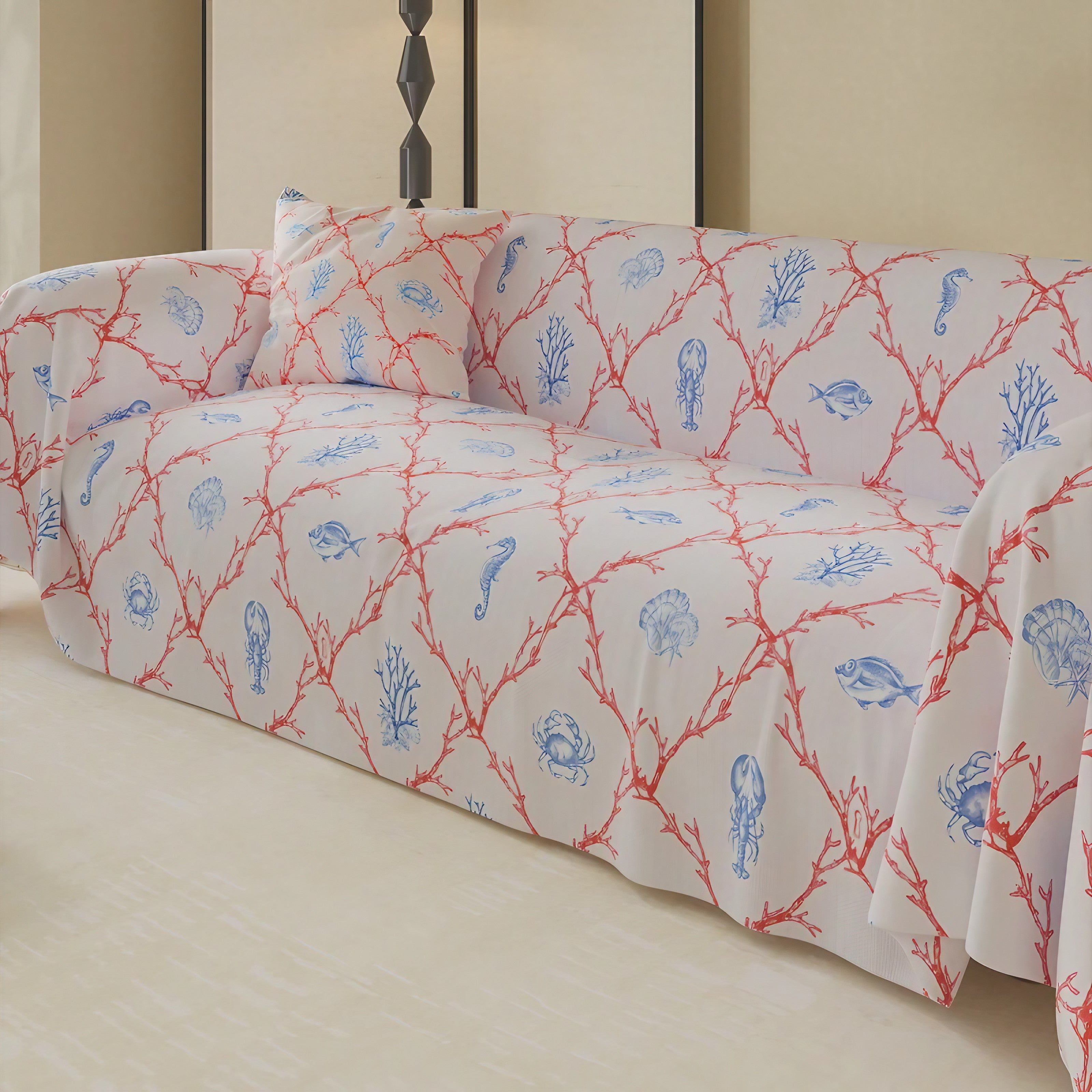 Ocean Lattice Sofa Covers