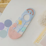 Smiley Bloom Mesh Socks