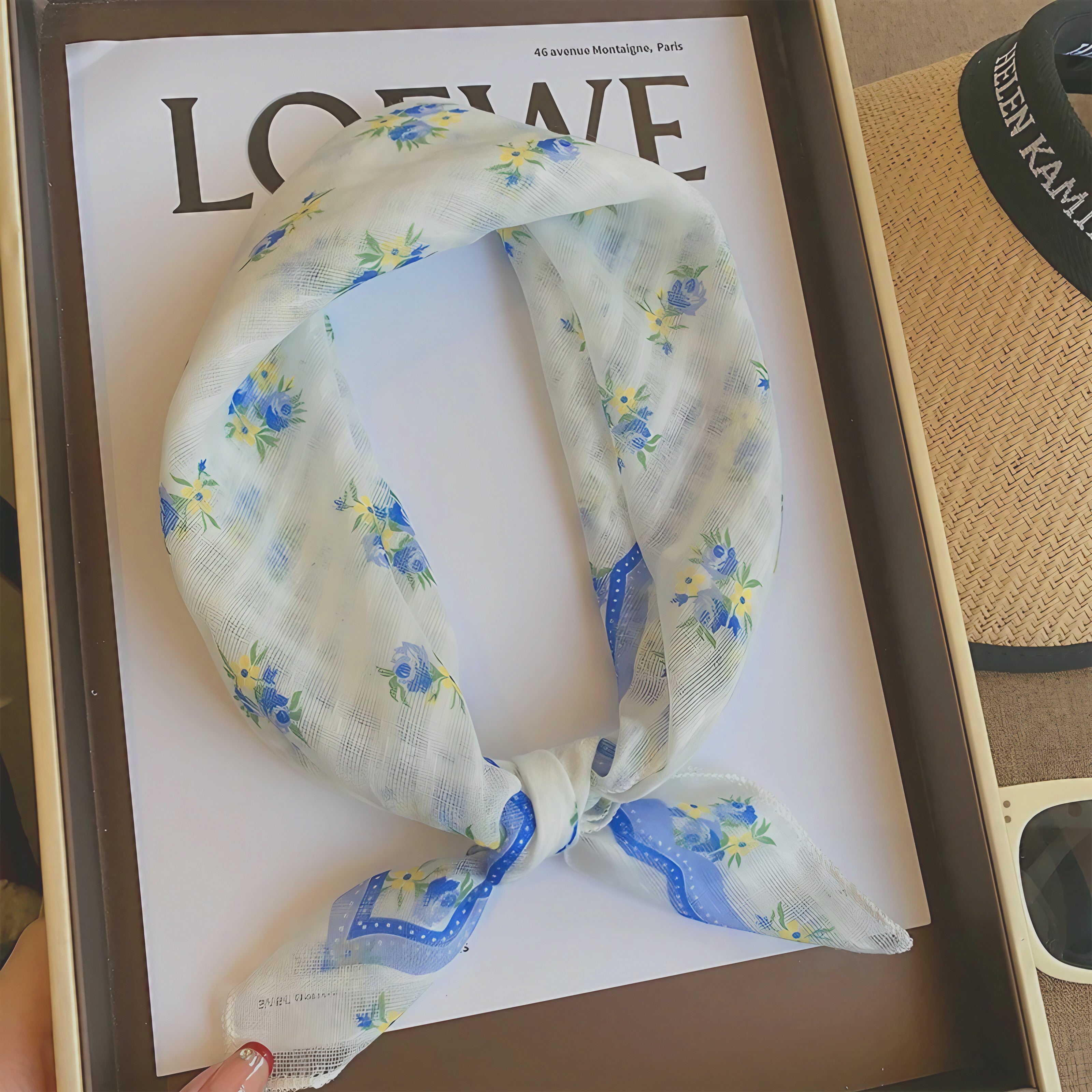 Soft Garden Scarf