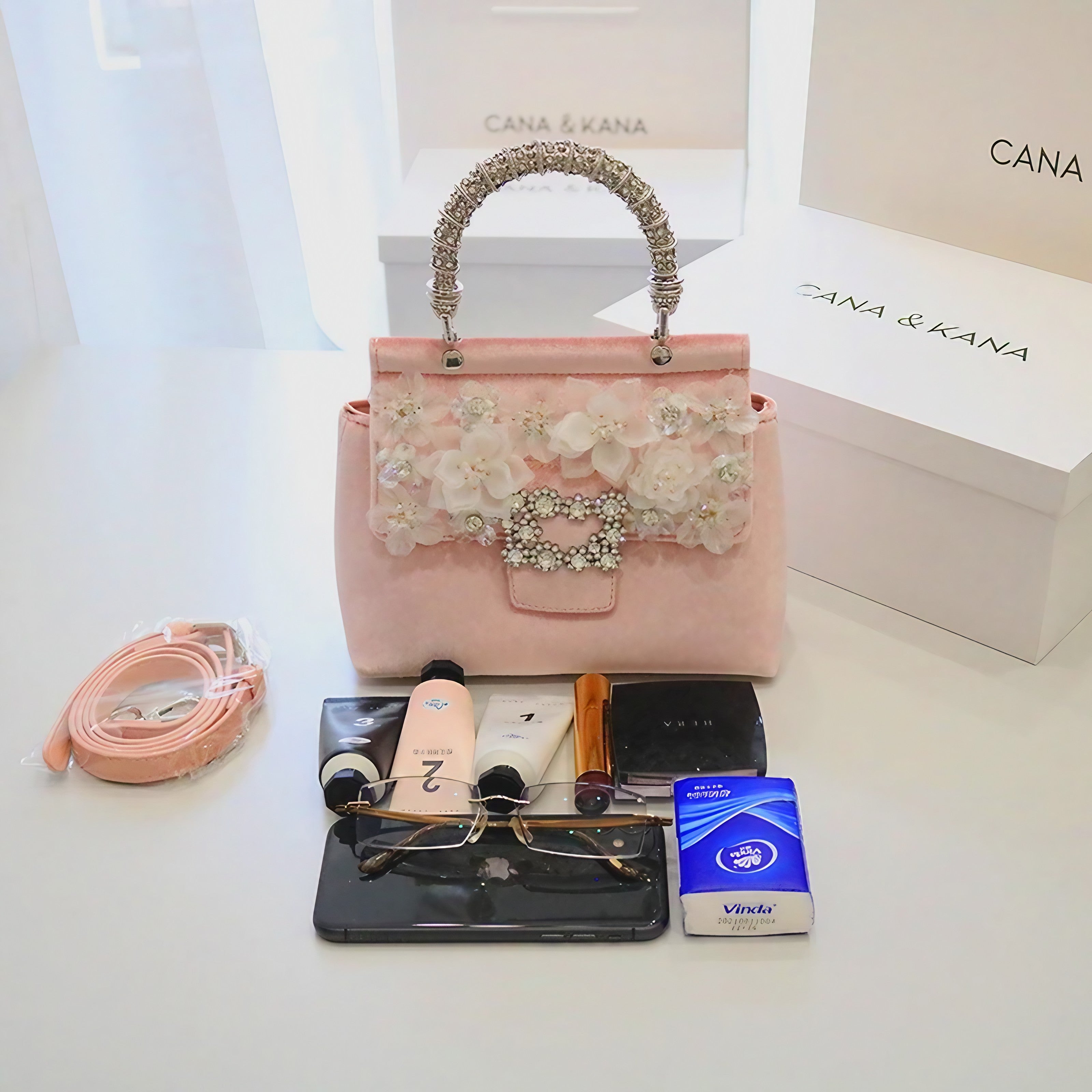 Blush Bloom Handbag