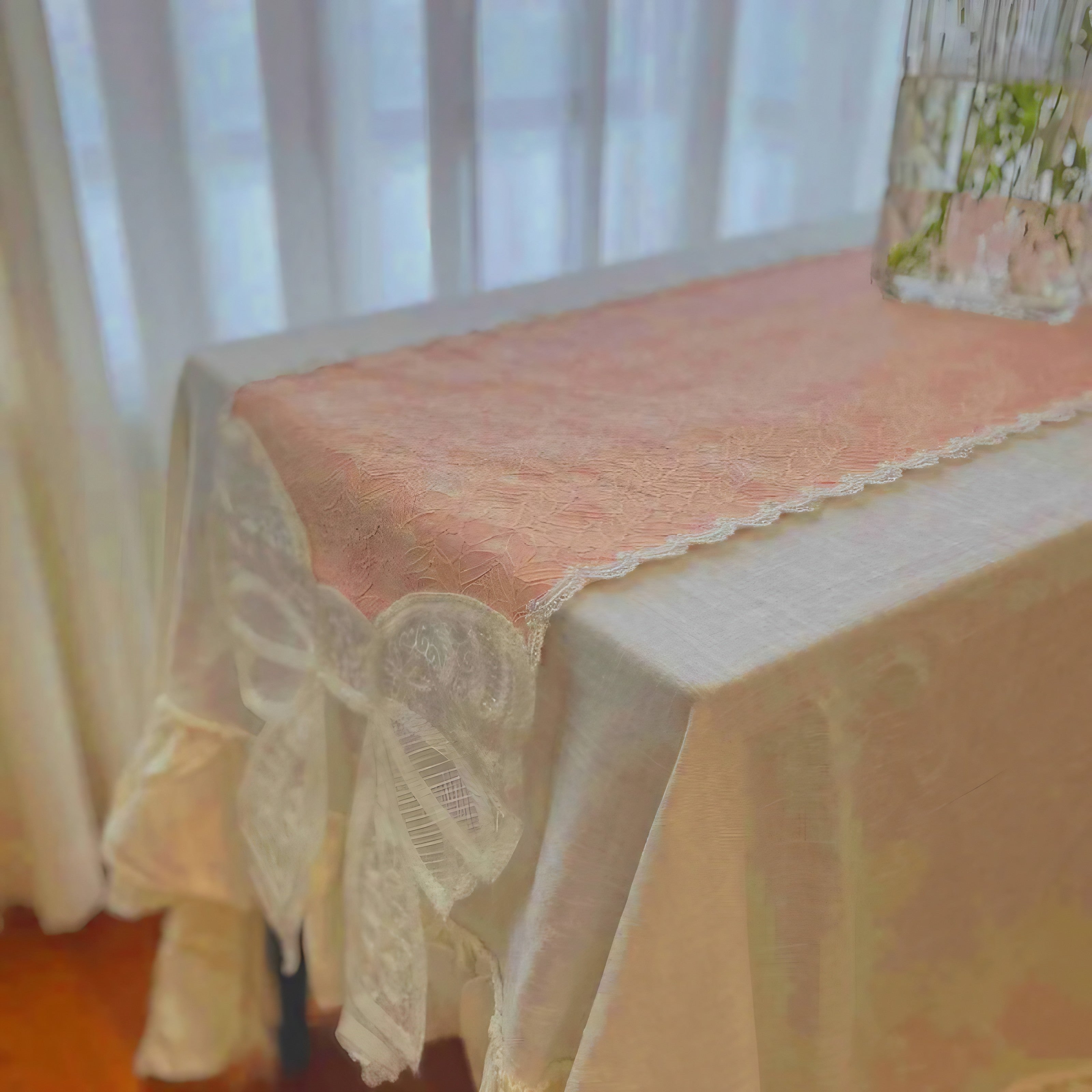 Blush Bow Table Runner