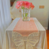 Blush Bow Table Runner