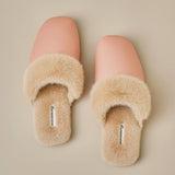 Blush Cozy Fur Slippers