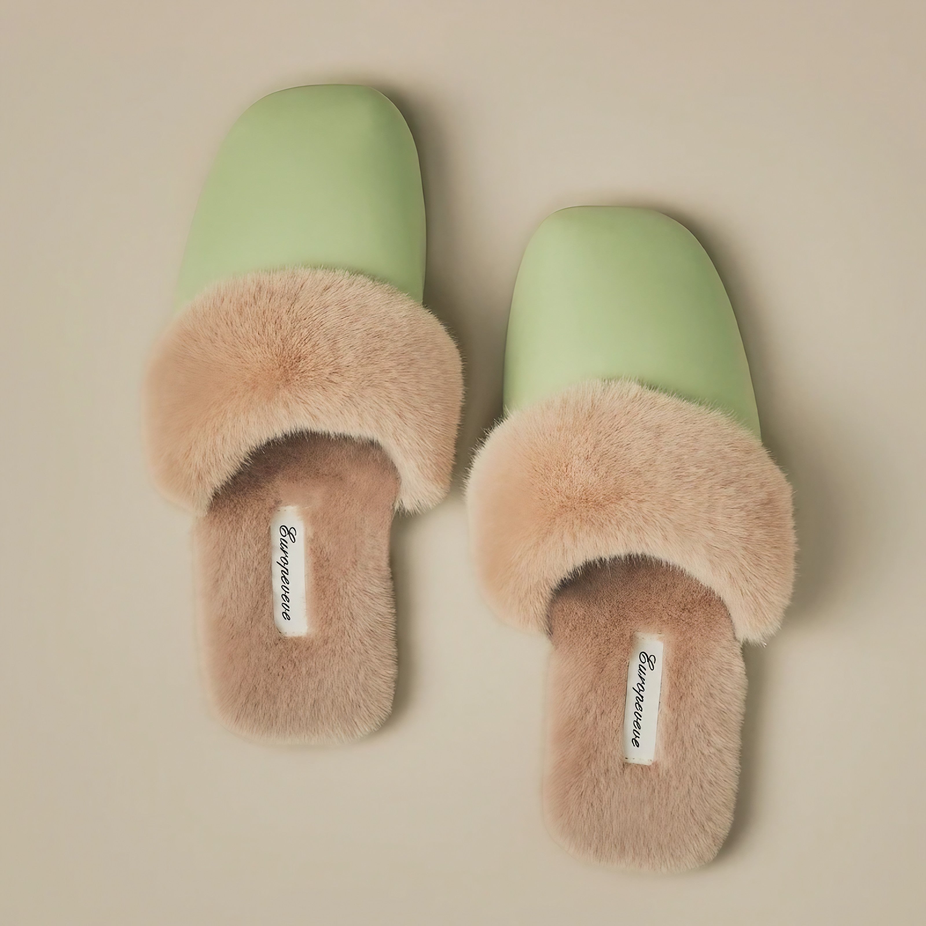 Blush Cozy Fur Slippers