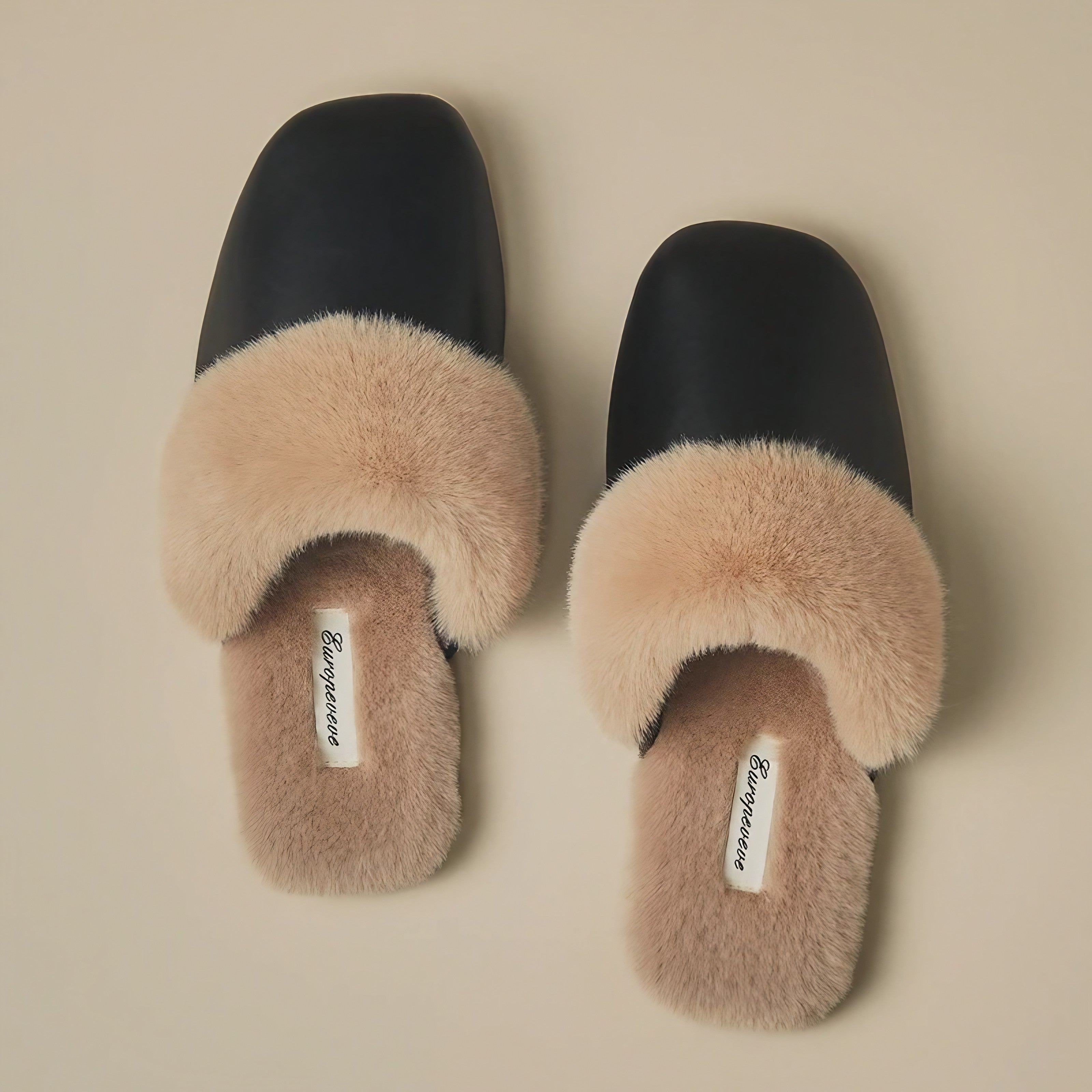 Blush Cozy Fur Slippers