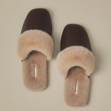 Blush Cozy Fur Slippers