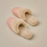 Blush Cozy Fur Slippers