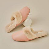 Blush Cozy Fur Slippers