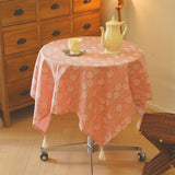 Blush Dot Tassel Tablecloth