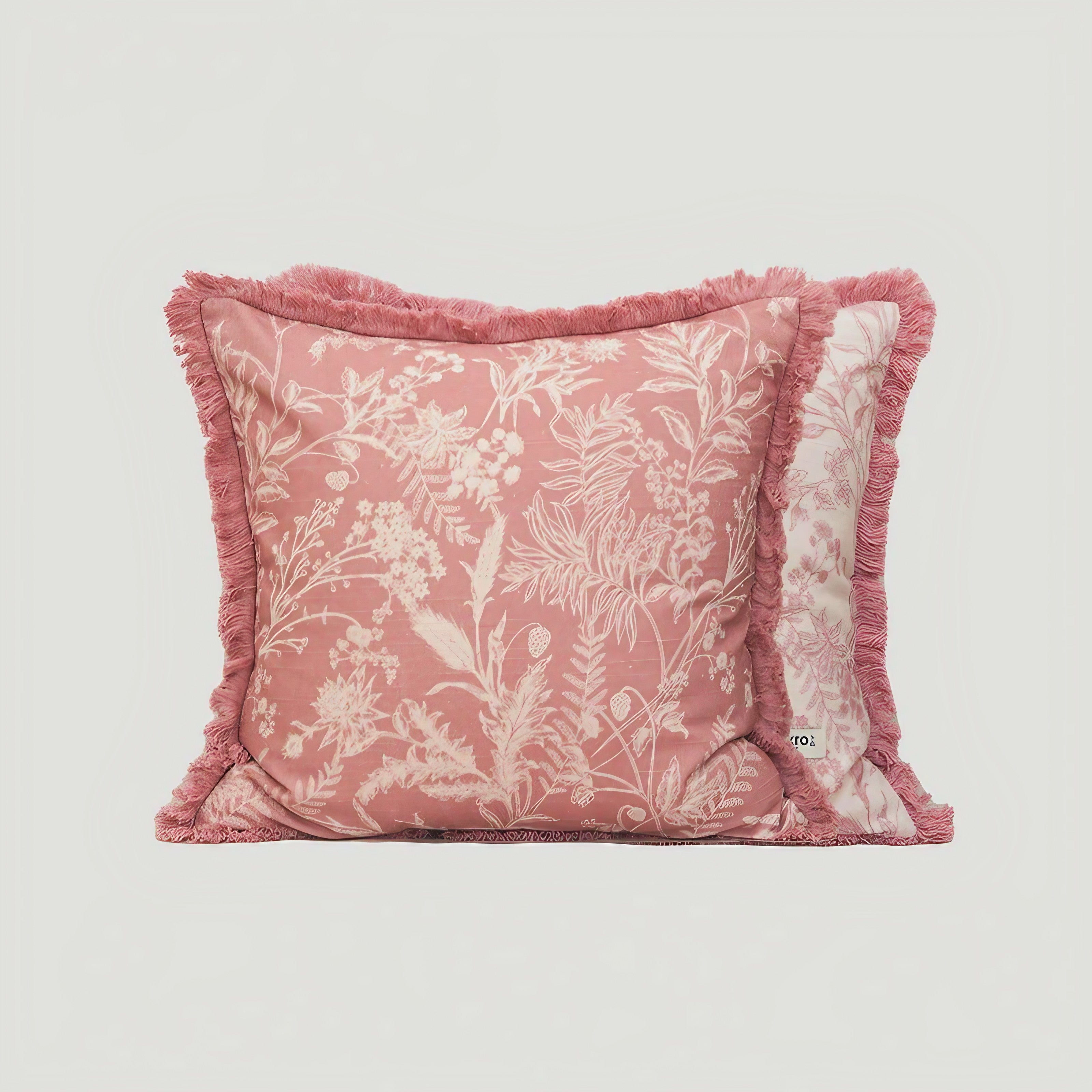Blush Fringe Cushion Covers