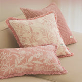Blush Fringe Cushion Covers